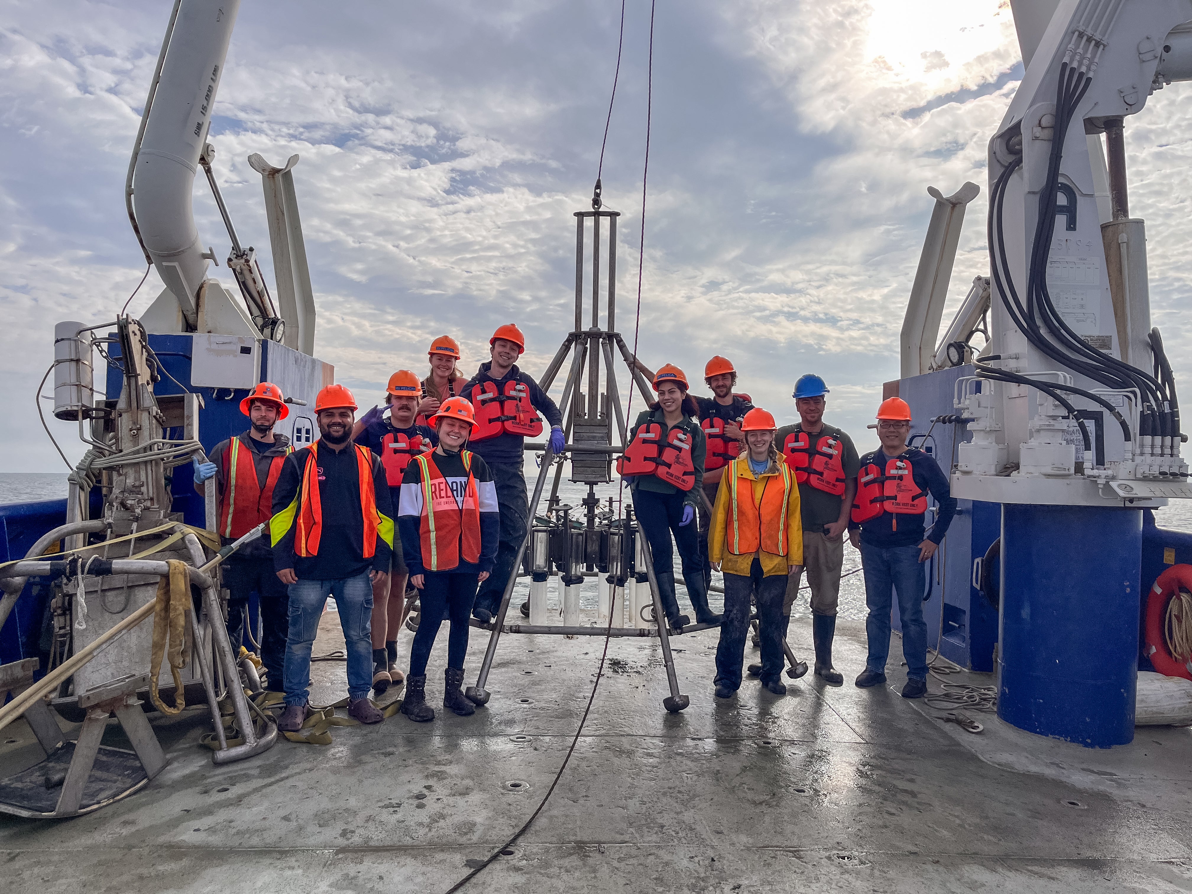 Sediment leg one crew 